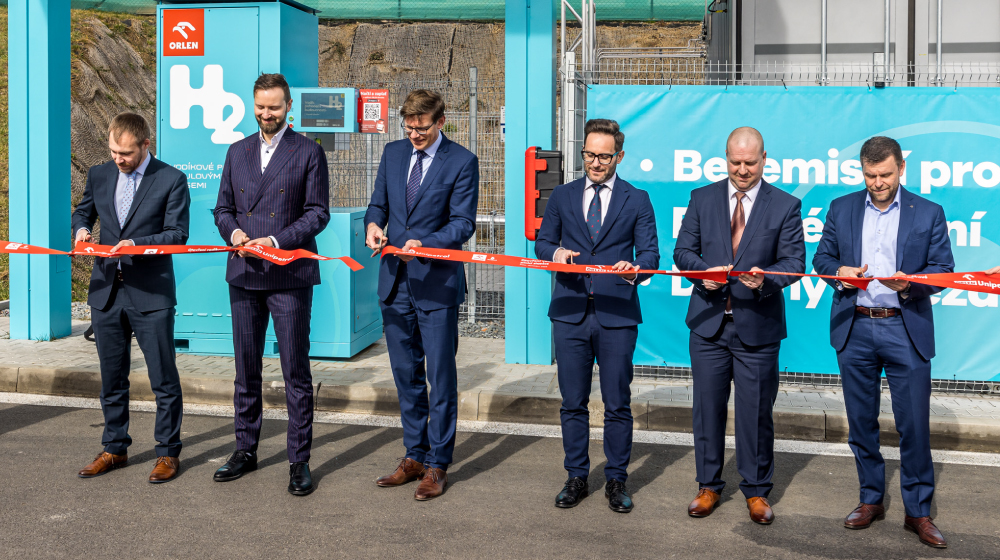 ORLEN Unipetrol otevřel veřejnou vodíkovou stanici v Praze